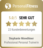 Personal Fitness Bewertung – 5-Sterne Kundenrezensionen für Stephanie Niewöhner aus Haan